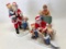 Group Of Santa & Misc. Bisque Figurines