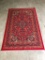 Contemporary Oriental Rug with Rubber Backing