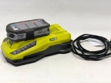 Ryobi Class 2 Battery Charger & 1 Battery