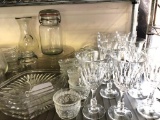 Nice Group Of Clear glassware & Bottles