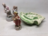 Misc. Porcelain Figures & Ashtray