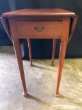 Cherry Drop Leaf Stand W/1 Drawer