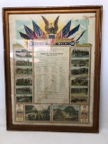 Framed WWI Roster Company 