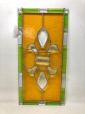 Contemporary Leaded Glass Window Panel
