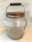 Glass Pickle Jar W/Lid & Bail