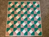Hand Stitched Quilt Panel