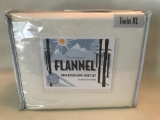 Unused Twin XL Flannel Sheet Set