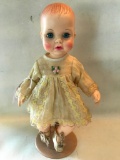 Vintage Ideal Toy Corp. Doll W/Stand