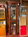 Lighted 2-Door Curio Cabinet
