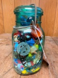 Vintage Canning Jar W/Mini Toys & Similar Items