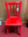 Child's Red Chair