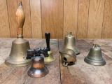 Group Of Brass Bells