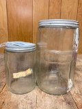 (2) Kitchen Cabinet Jars