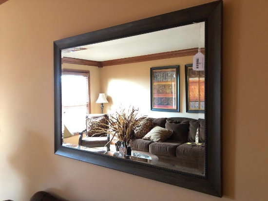 Framed & Beveled Wall Mirror