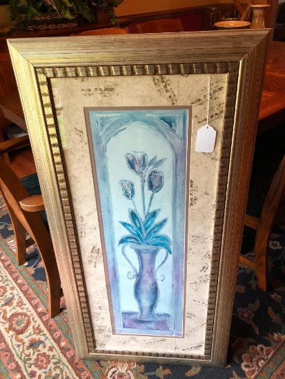 Matted & Framed Floral Print