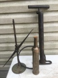 Air Pump, Interesting Oil LIght and a Wild Measuring Tool!