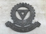 Vintage Aluminum D.P.& L. Emblem
