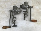 (2) Vintage Food Choppers