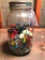 Canning Jar W/Marbles