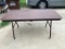 Five Foot Folding Table.
