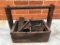 Antique Tool Caddy and Wedges