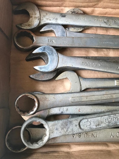 Nice Group Of Wrenches-Mostly Larger Sizes