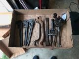 Group Of Antique Wrenches & Valve Grinder
