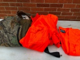 Camo and Orange Coveralls