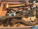 Vintage Tractor Wrenches and A Gold Hammer, in Color!