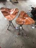 (2) Folding Camping/Fishing Chairs