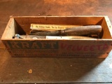 Cheeses Box with Antique and Vintage Tools