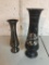 Pair of Vintage Indian Brass Vases