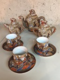 Satsuma Dragonware Tea Set