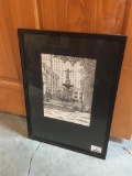 1971 Geneva South Framed Print of Fountain Square in Cincinnati