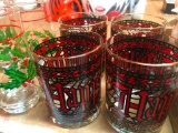 10 Holiday Glasses and Two Garfield Glasses