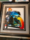 Framed, 1990 Ghost Rider Poster, Frame is 16