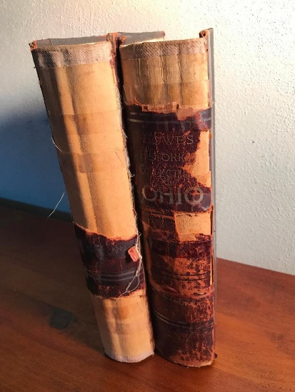 2 Volumes "Howe's Historical Collections Of Ohio" 1898