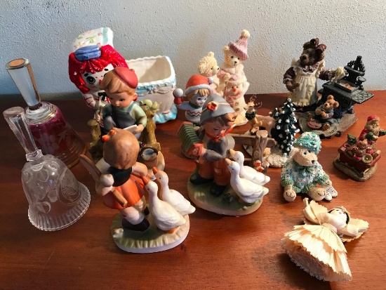 Group Of Collector's Bells & Figurines