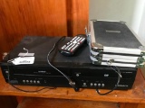 Magnavox VCR/DVD Player W/Remote & DVD's