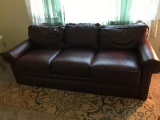 La-Z-Boy Leather 3-Cushion Couch
