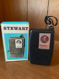 Stewart Transistor Radio W/Box