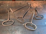 5 Metal Hay Hooks