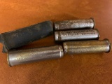 (5) Vintage Schrader's Tire Pressure Gauges