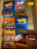 Firetrucks & Emergency Vehicles By Hot Wheels & Matchbox Some MOP