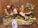 McCoy Planter W/Hunting Dog