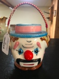 1960's Japan Clown Face Cookie Jar