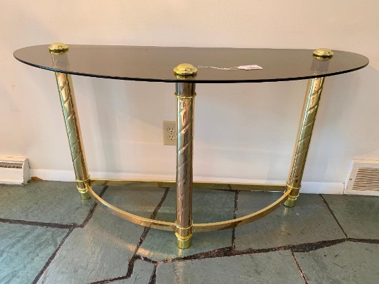 Smoky Glass Wall Table