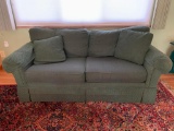 2-Cushion Couch W/Arm Covers