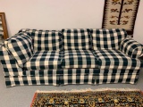 Plaid 3-Cushion Couch By Elder Beerman