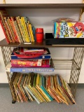 (2) Shelves Of Vintage Kids Books & Games